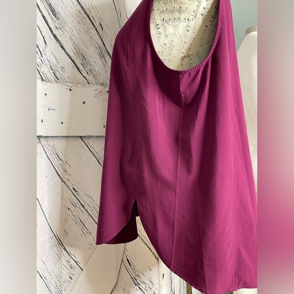 Athleta Burgundy Sleeveless Top Size L - Picture 5 of 8